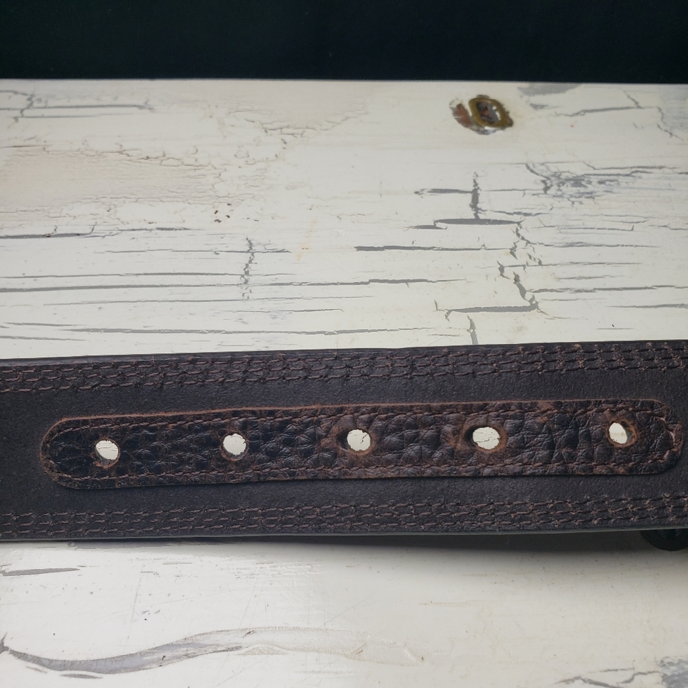 Ariat 'Rowdy' Triple Stitch Western Belt style A10004630-48 - Men's size 48 - Picture 10 of 12
